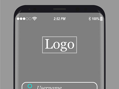 Mobile Login Screen