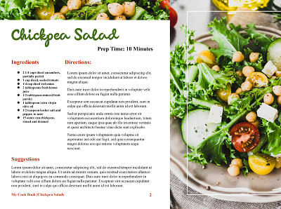 Cookbook Design 1 adobe indesign cookbook design