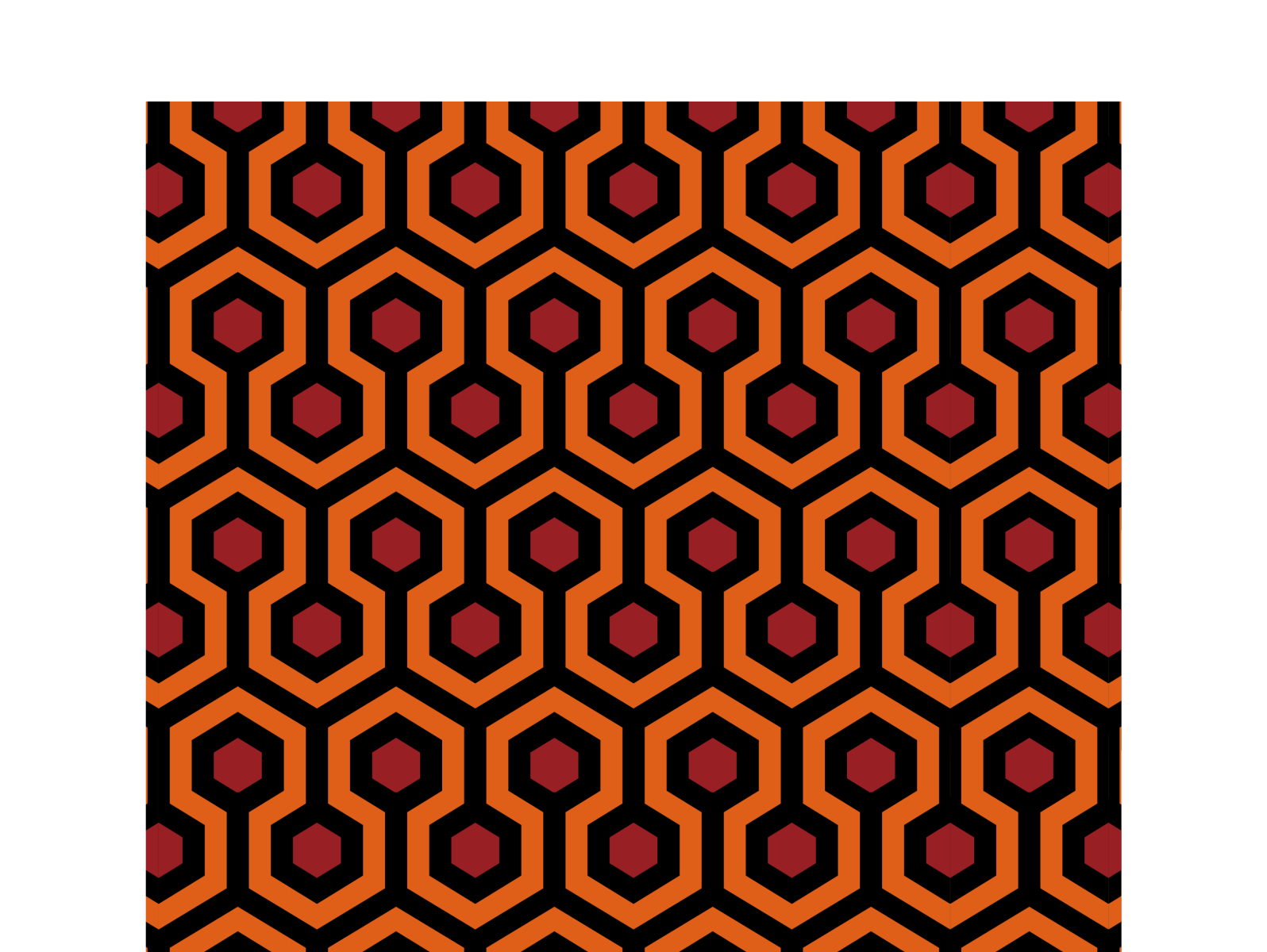 Carpet Pattern from the horror movie 'The Shining' by Sheeba Dhillon on