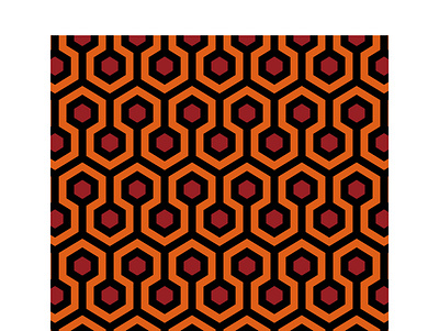 Carpet Pattern from the horror movie 'The Shining' adobe illustrator cc carpet pattern