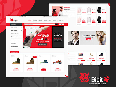 Bibit E-commerce Website Presentation branding design graphic design ui ux web design