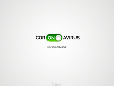 corona virus design illustration minimal typography vector