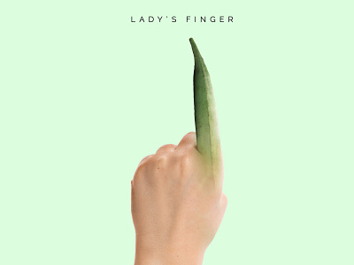 Lady's Finger creativedesign creativity design manipulation photoshop