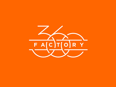 Factory 360 Logo branding factory logo modern monogram typography vector