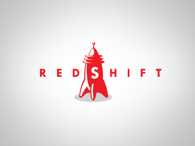 RedShift Logo branding logo red retro vintage