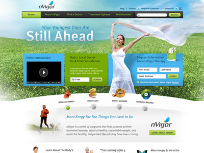 Beyond 960 px home page interface jquery web design website
