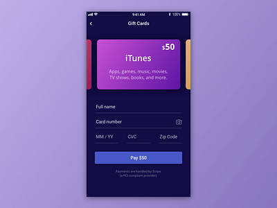 Credit Card Checkout - Daily UI 002