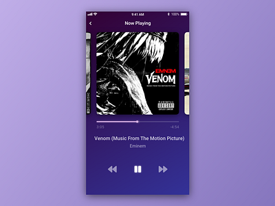 Music Player – Daily UI 009 app dailyui dailyui 009 music app