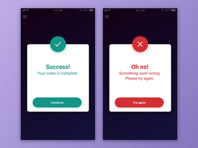 Flash Message – Daily UI 011 app dailyui dailyui 011 message