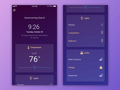 Home Monitoring Dashboard – Daily UI #021