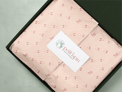 Petit Lapin Packaging branding bunny floral design florist florist logo icon illustration mark packaging pattern pink rabbit sticker tag typography