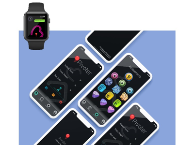 Pivoter - A Game for Watch gamedesign ui uidesign userexperiencedesign ux