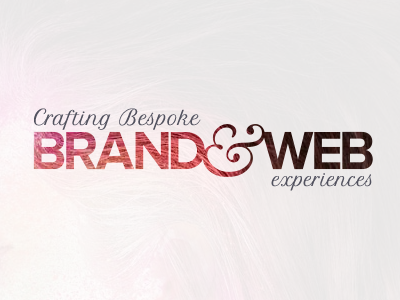 Bespoke Brand & Web brand typography web