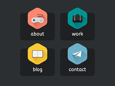Nav Icons button icon navigation web design