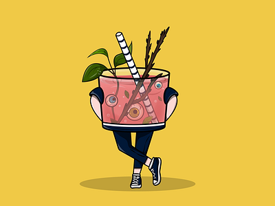 Spring cocktail-2 adobeillustrator character cocktail corona coronavirus covid draw eyes graphic graphicdesign illustration illustrator spring springcocktail vector vectorart vectorillustration virus zombie