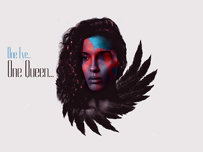 One Queen... arab cover design digital panting egypt manipulation