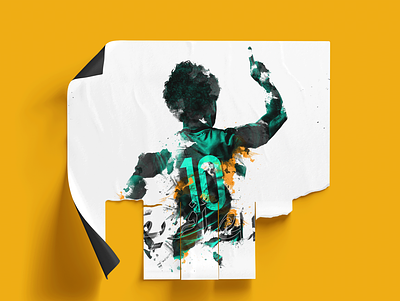 SALAH "King of Africa" cover design egypt england football illustration liverpool liverpoolfc poster social media sport