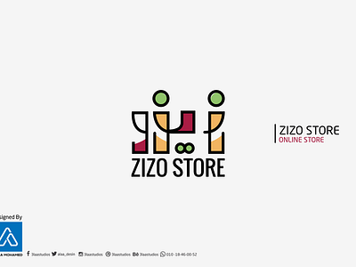 ZIZO STORE LOGO illustration logo social media