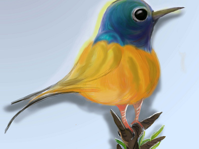 Bird_cropped digitalpainting illustration art