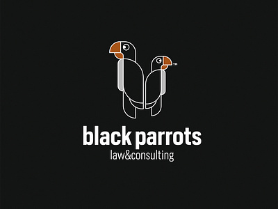 black parrots