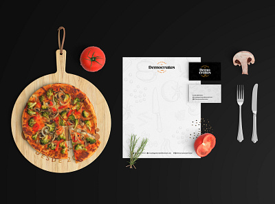 Democratas Gastrobar - Logo Design bar branding design designer logo food and drink logo restaurant