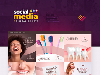 Social Media | Vol. 3 clinic color comida design estetica feed restaurant