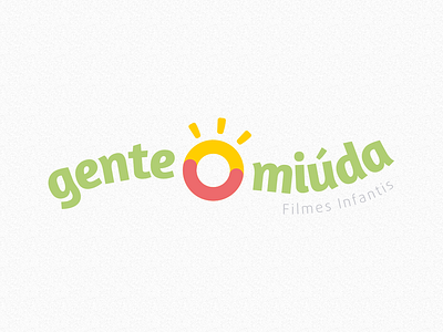 Gente Miúda - Logo Horizontal branding childbook clean design kids logo maker modern photographer video maker