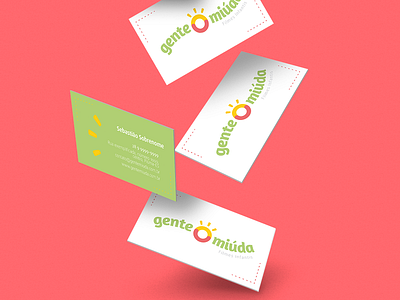 Gente Miúda - Cartão de visita branding childbook clean design kids logo maker modern photographer video maker