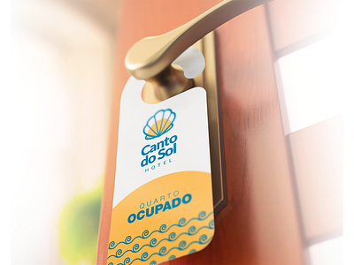 Canto do Sol - Logo Design beach branding clean design hotel hotel logo logo modern praia sea shell sun