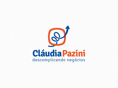 Cláudia Pazini - Vertical Aplication branding business clean design logo modern