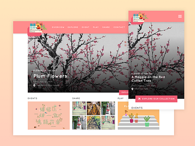 Blossoming Stairs artwork campaign game hong kong web design website