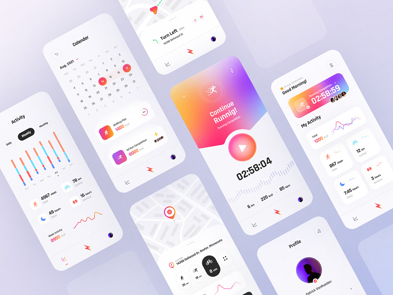 My Tracker - Activity Tracker App by Mohammad Hashemi for Duxica on ...