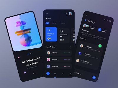 Taskify - A Project Management App app application applications apps assign comments design management manager project project manager projects start task task manager tasks team ui ui design user interface
