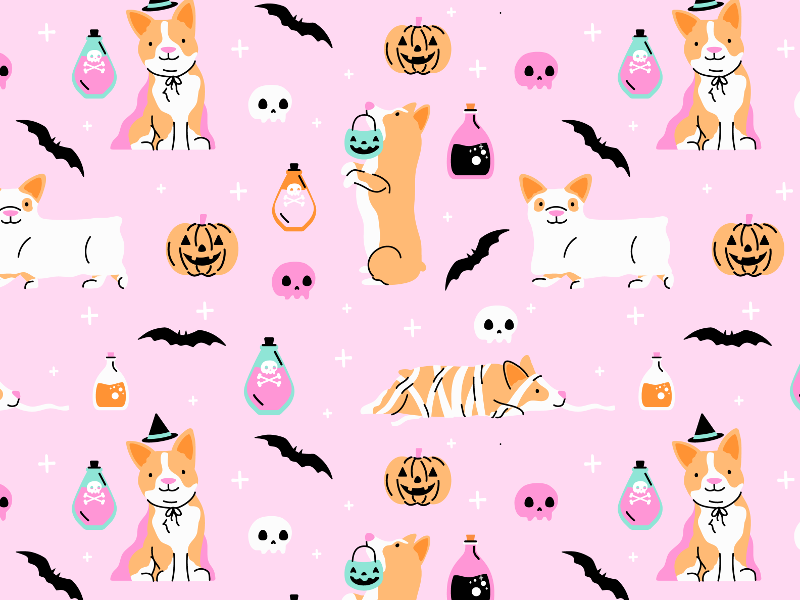 Halloween Pattern by Reannon Overbey on Dribbble