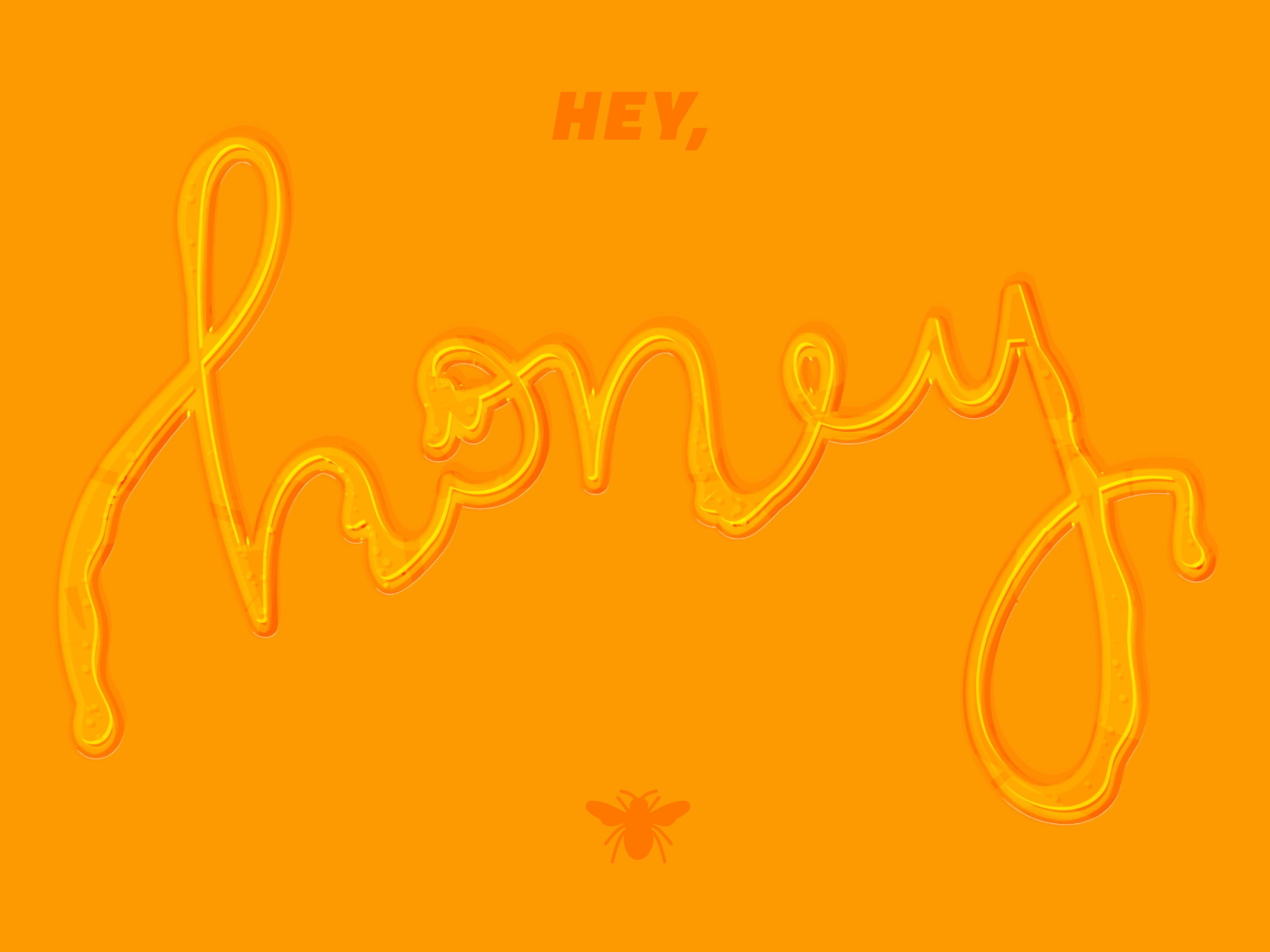 hey, honey by Tevis Godfrey on Dribbble