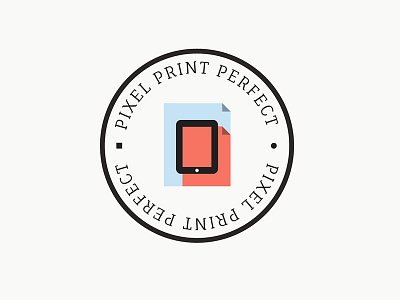 Pixel Print Perfect Logo