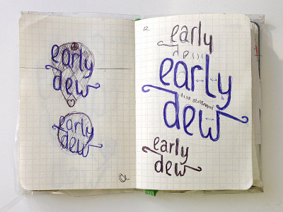 Early earlydew.com sketches curly early evernote logo sketchbook sketches