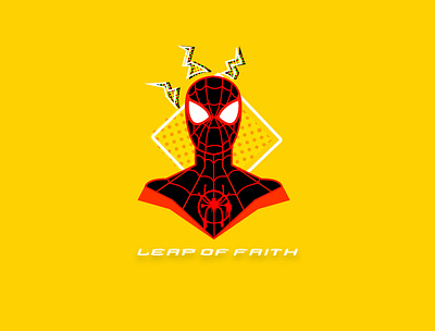 Miles Morales amateur flat illustration illustrator photoshop