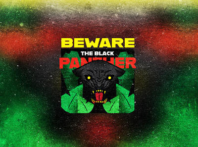 Beware The Black Panther adobe amateur illustration illustrator photoshop
