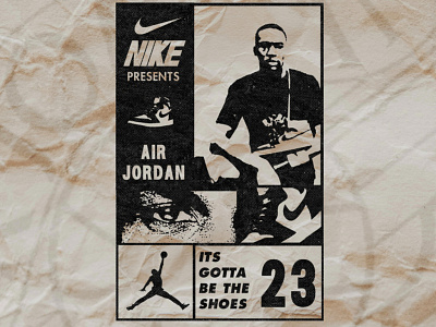 Air Jordan 1 Vintage adobe basketball design illustration jordan nba nike photoshop sports