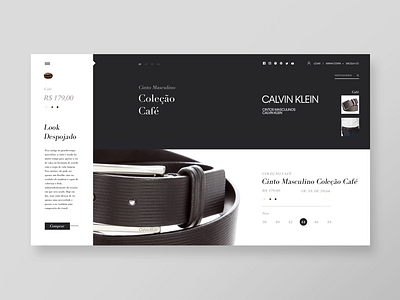 Leather CK Buckle Belt I Webstore buckle belt calvin klein design leather minimal web website webstore