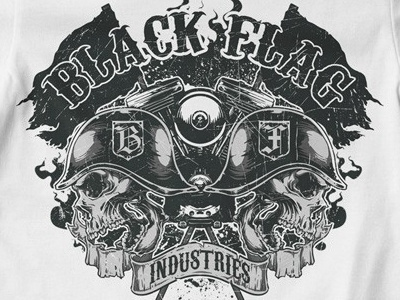 T Shirt Design 1262 biker flag graphic design illustration industry rock skull t shirt illustration t shirt template vector template