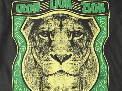 T Shirt Design 1306 graphic design illustration iron lion shield t shirt illustration t shirt template vector template zion