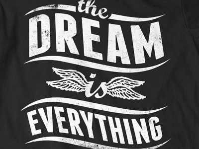 T Shirt Design 1349 dream graphic design illustration t shirt illustration t shirt template typography vector template