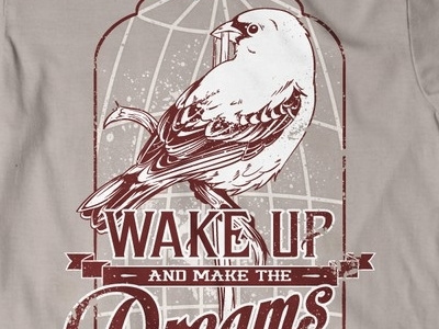 T Shirt Design 1363 bird cage dreams graphic design illustration t shirt illustration t shirt template vector template