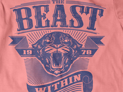 T Shirt Design 1365 beast bobcat graphic design illustration t shirt illustration t shirt template typography vector template