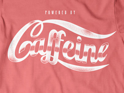 T Shirt Design 1396 caffeine graphic design illustration t shirt illustration t shirt template typography vector template