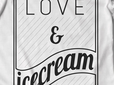 T Shirt Design 1401 graphic design ice cream illustration love t shirt illustration t shirt template typography vector template