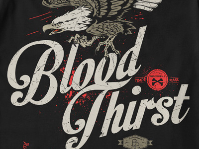 T Shirt Design 1416 blood eagle graphic design illustration t shirt illustration t shirt template vector template