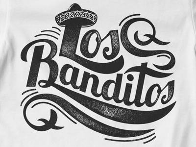 T Shirt Design 1442 banditos graphic mexican sombrero tshirt design typography vector
